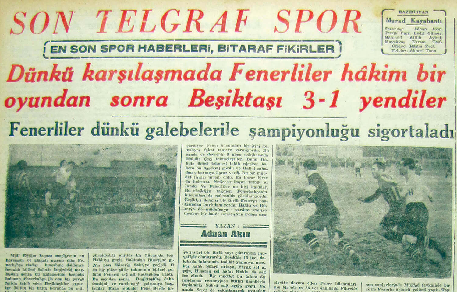 28 TÜRKİYE ŞAMPİYONLUĞU